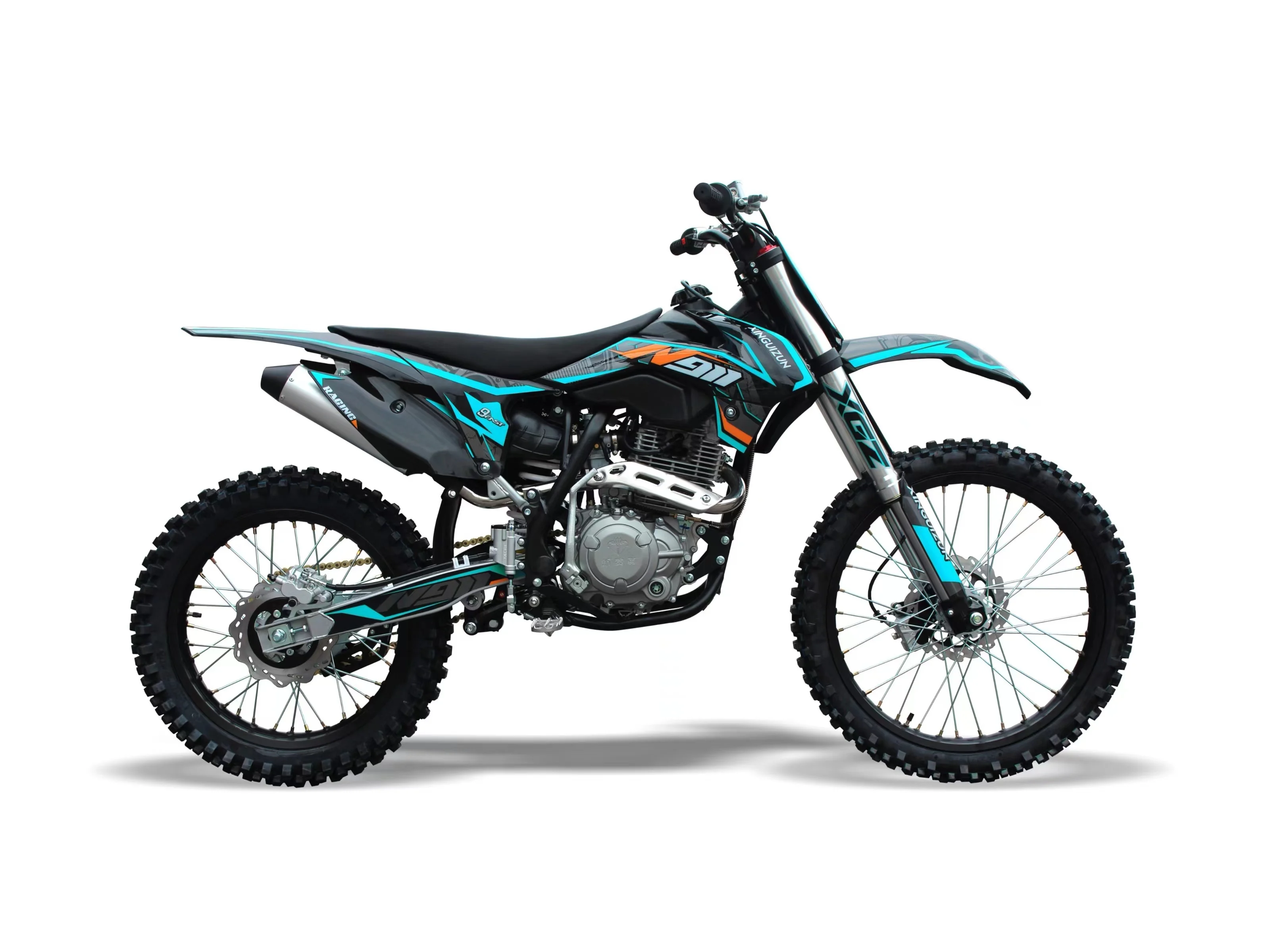 The New 250cc Off-road Motorcycle 4 Stroke Air-cooled 110 Km/h 6.5L 200-400CC 80/100-21 > 80km/h XUZ-N911 2020*830*1150 XGZ