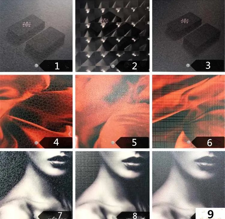 LAM817-12 Factory Price Clear-Permanent Soft Holographic Transparent Photographic Canvas Texture Photo Cold Lamination PVC Film