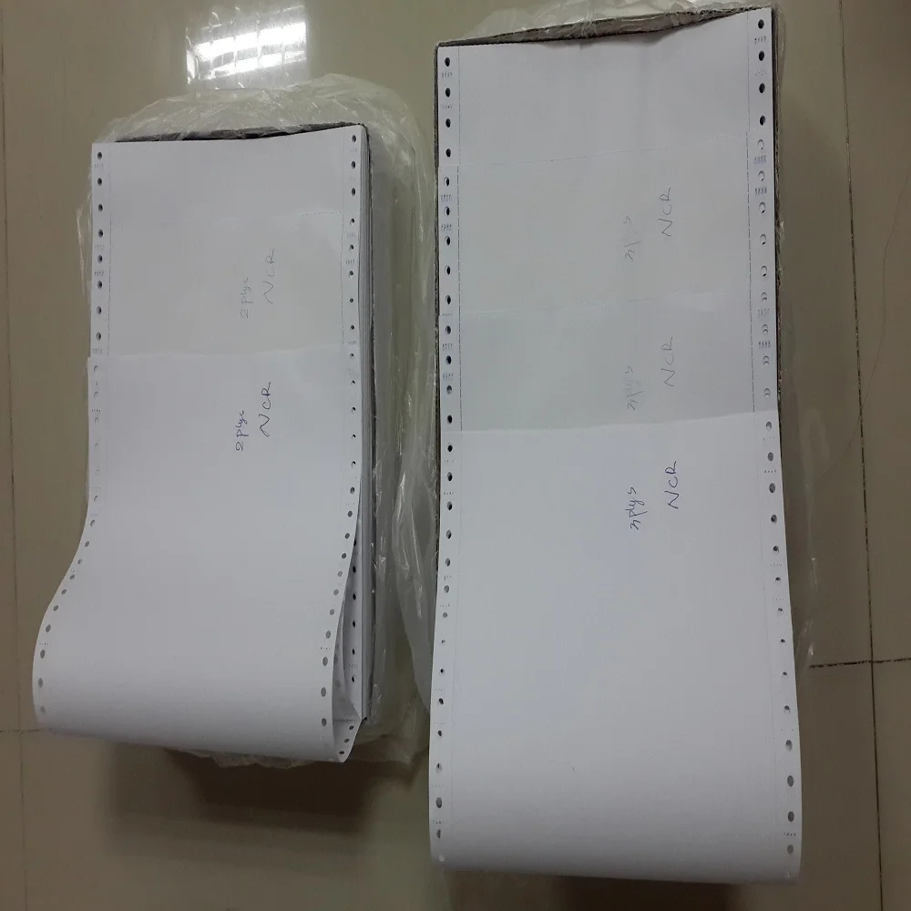 Quality NCR Paper Perforating 9.5x11inch Continous Copy Computer Forms