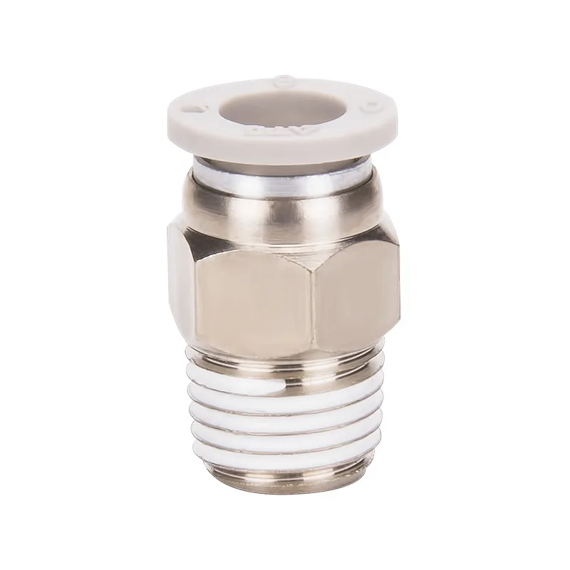 Pneumatic Fittings PC4-01 PC4-M5 PC4-M6 Bore 4mm For 4mm PTFE Tube Connector Coupler quick Pneumatic Connector
