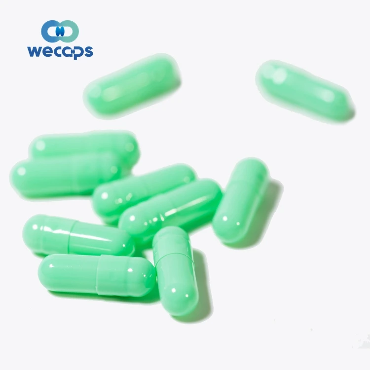 Wecaps медицинские желатиновые костные капсулы размером 2 # разделенные пустые бычий твердый желатин