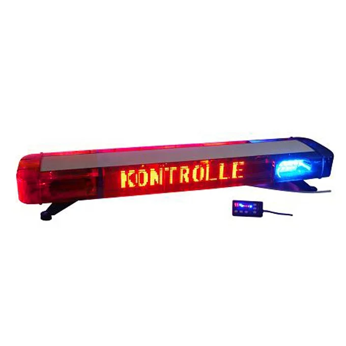 auto police light bar with led text display screen TBD-GA-8600H