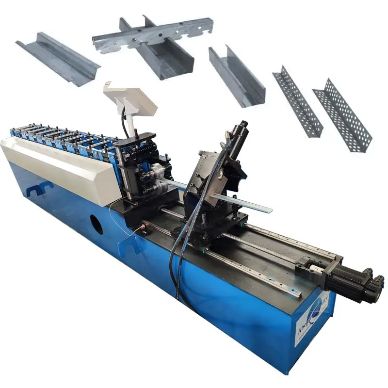 Automatic Steel Frame U Channel Purlin Roll Forming Machine High Performance U Purlin Steel Forming Machine