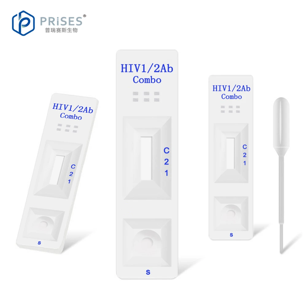 Wholesale Blood Rapid HIV Test Kit Aids Home Self Diagnostic Device One Step HIV 1/2 Antibody Cassette