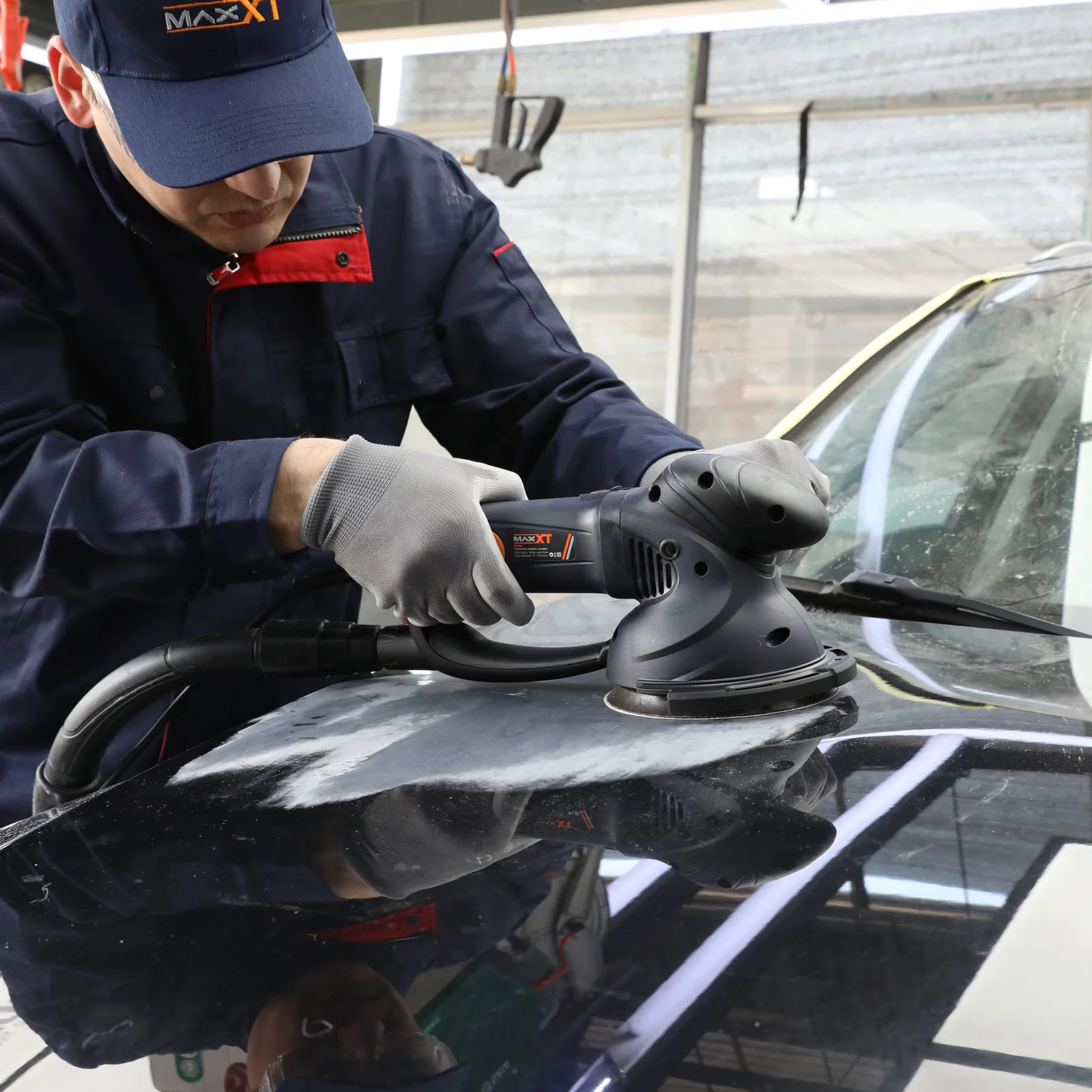 MAXXT 5mm Electric Geared Eccentric Dual Mode Random Orbital Sander for Woodworking Lixadeira Orbital levigatrice orbitale