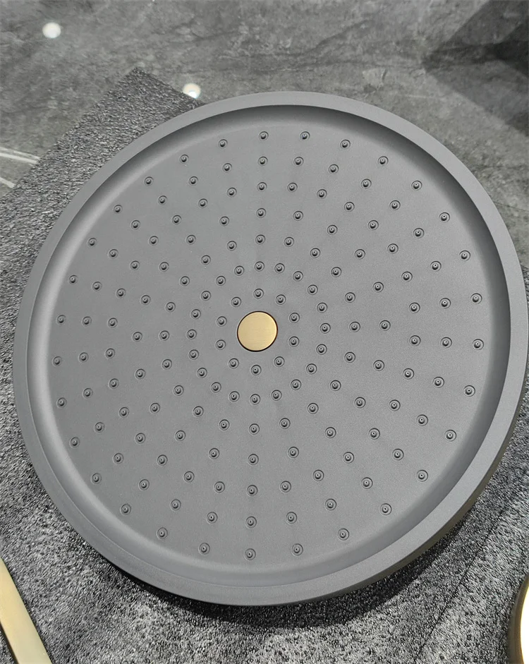 10 Inch Rainfall Shower Head Faucet Set Wall Mounted Hot and Cold Brass Gold Shower Mixer