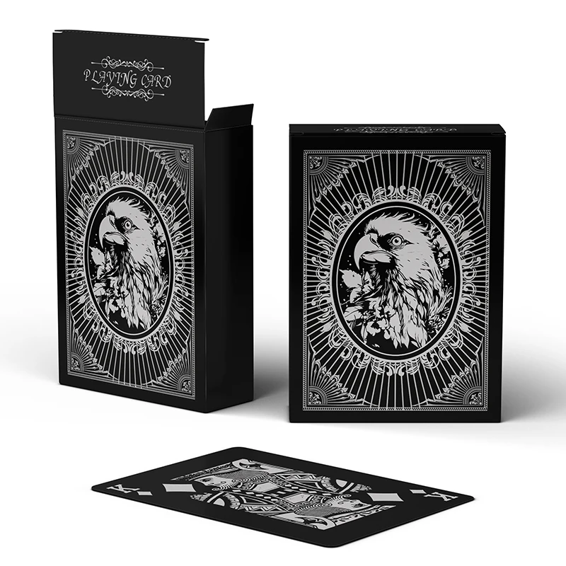 Free Sample Custom Design Your Logo Paper Printed Box Plastic Pvc Waterproof Poker Deck Blank Sublimation Playing Cards