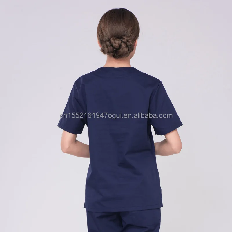 Latest Design Polyester Buen Material Para Hombre Overall Clothing Nursing Sets Scrub Hospital Medical Uniform