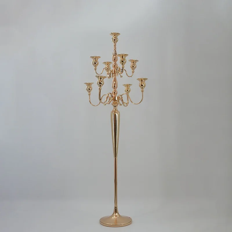 Luxury Wedding Gold Tall Centrepiece Candle Holders