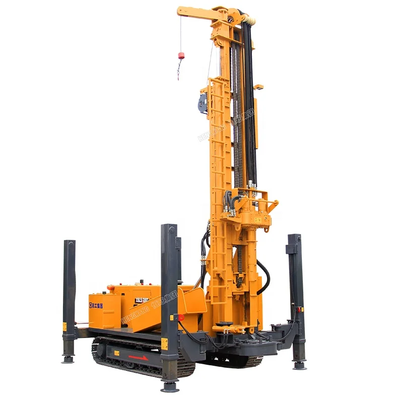 crawler borehole pneumatic water well drilling machine