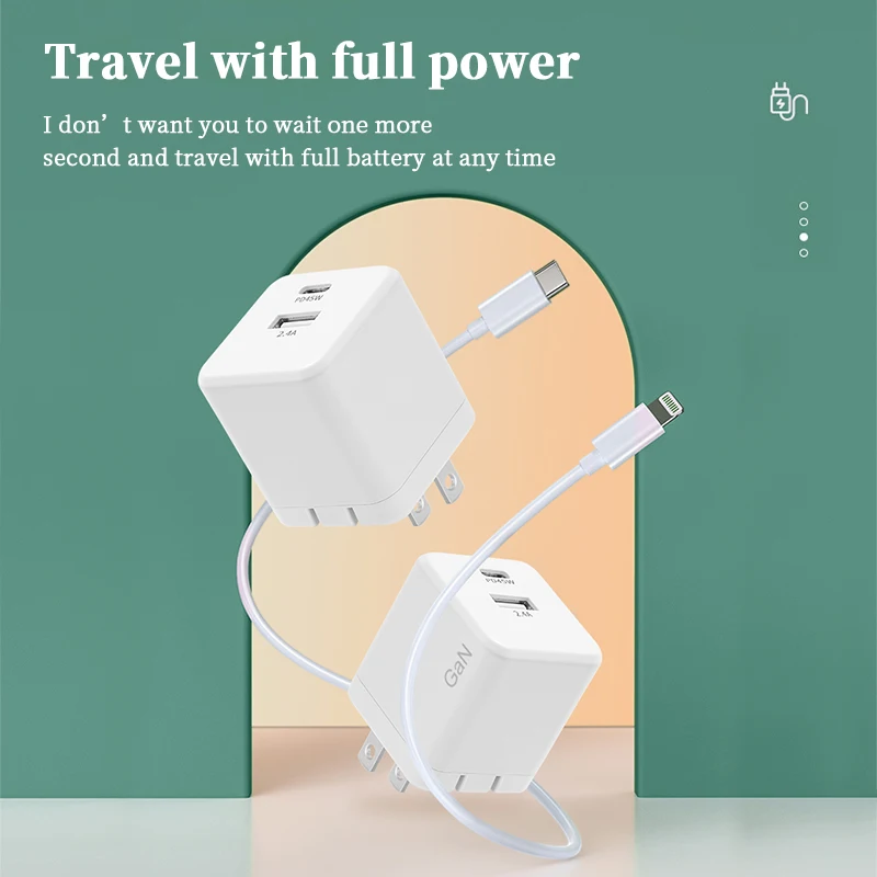 Устройство для быстрой зарядки USB зарядное устройство типа C 45 Вт Pd зар