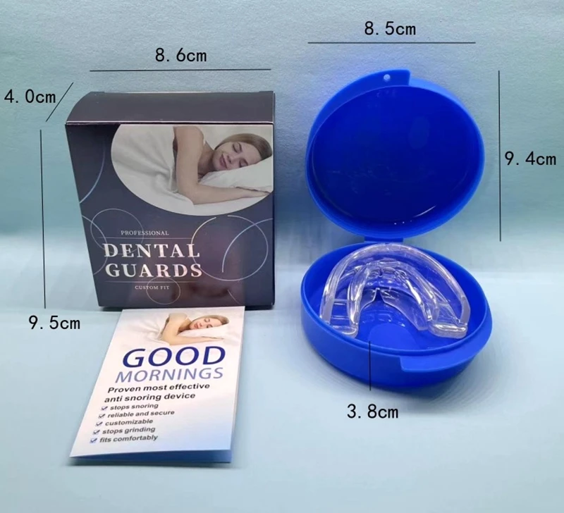 Efficient anti snoring Custom Snore Mouth Guard Reduction Mouthpiece for Adult Aid Most Comfortable and Adjustable Oral Device
