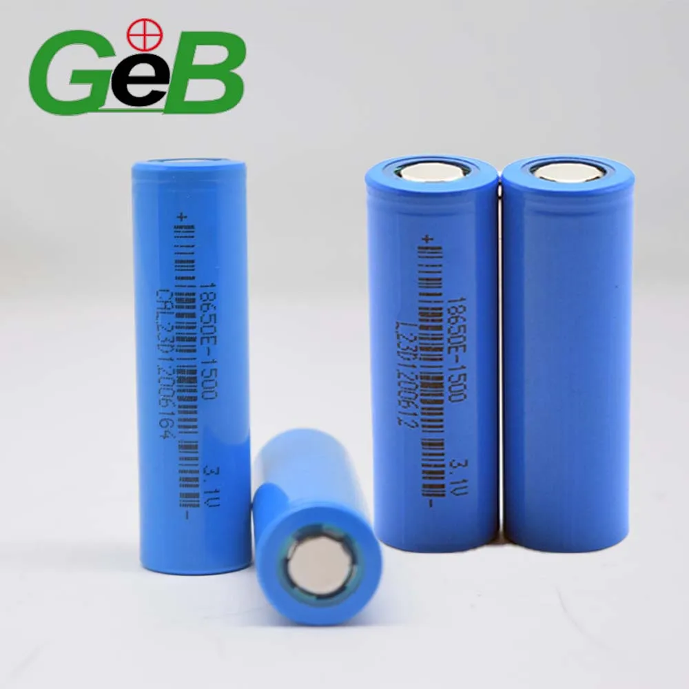 GEB Factory Sodium ion 18650 3.0V 1500mAh 1.5Ah 3.1V Na-ion Battery 5C Fast Charge 10C 12V Sodium Batteries Na-ion SIB Battery