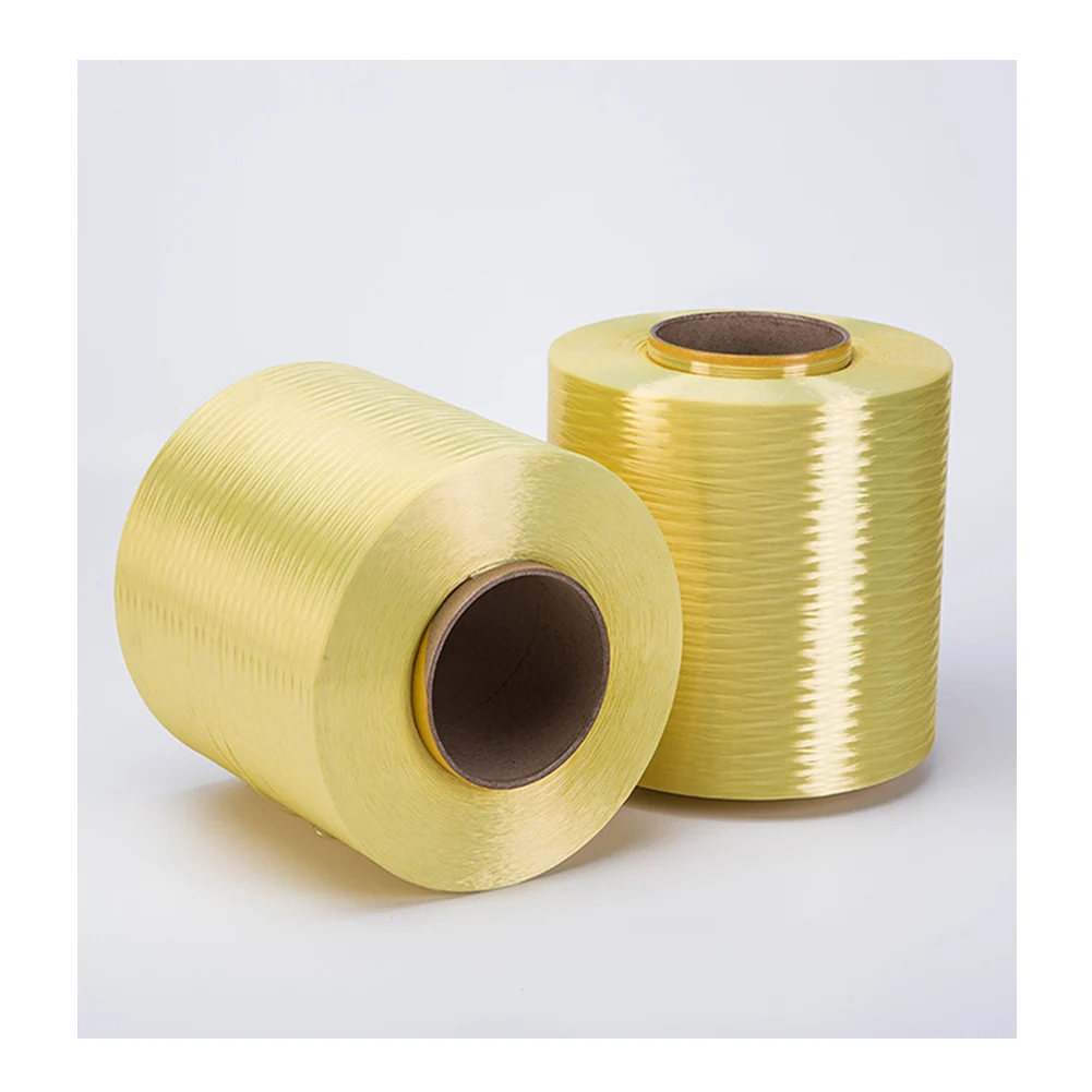 Small Package 2000yards High Temperature Resistant Twisted Cutting Proof Aramid Thread Sewing Filament 1500D/1ply