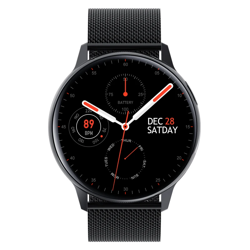 
Touch Screen Smart Watch 1.28 inch IP68 ECG SmartWatch Sports Blood Pressure Oxygen Relojes BT 4.0 Smart Watch 