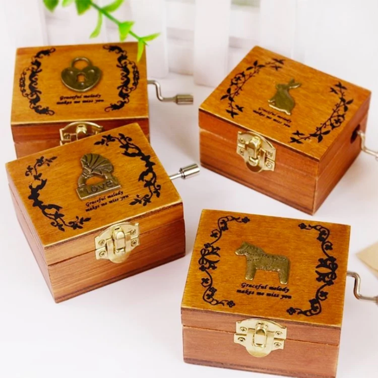 wooden music box music box