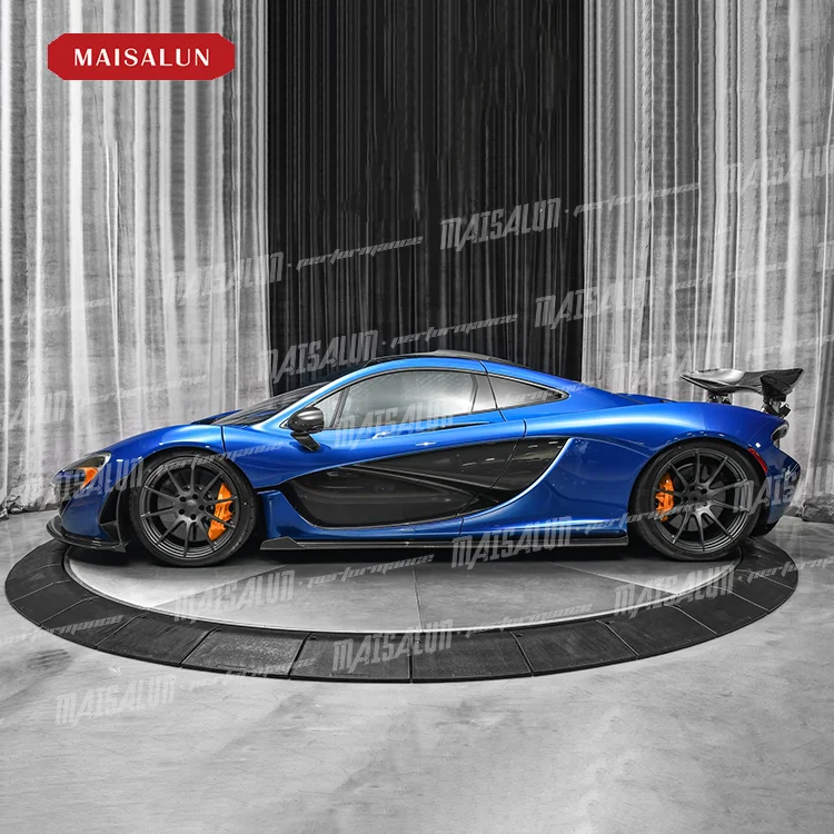 Dry Carbon P1 Style Body Kit For Mclaren 650S Car Bumper Spoiler Rear Diffuser With Hood