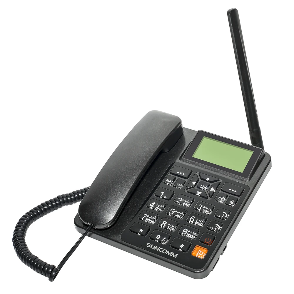 
new GSM Quad-band Fixed wireless telephone with dual sim support mp3 fm mute reccording TF card 