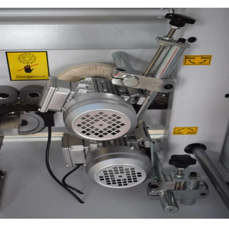 MF320 woodworking machinery wooden door cabinet MDF semi automatic edge banding machine