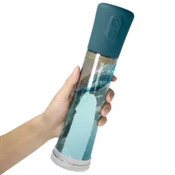 Male sex toys USB rechargeable smart automatic LCD digital display penis pump enlargement with timer