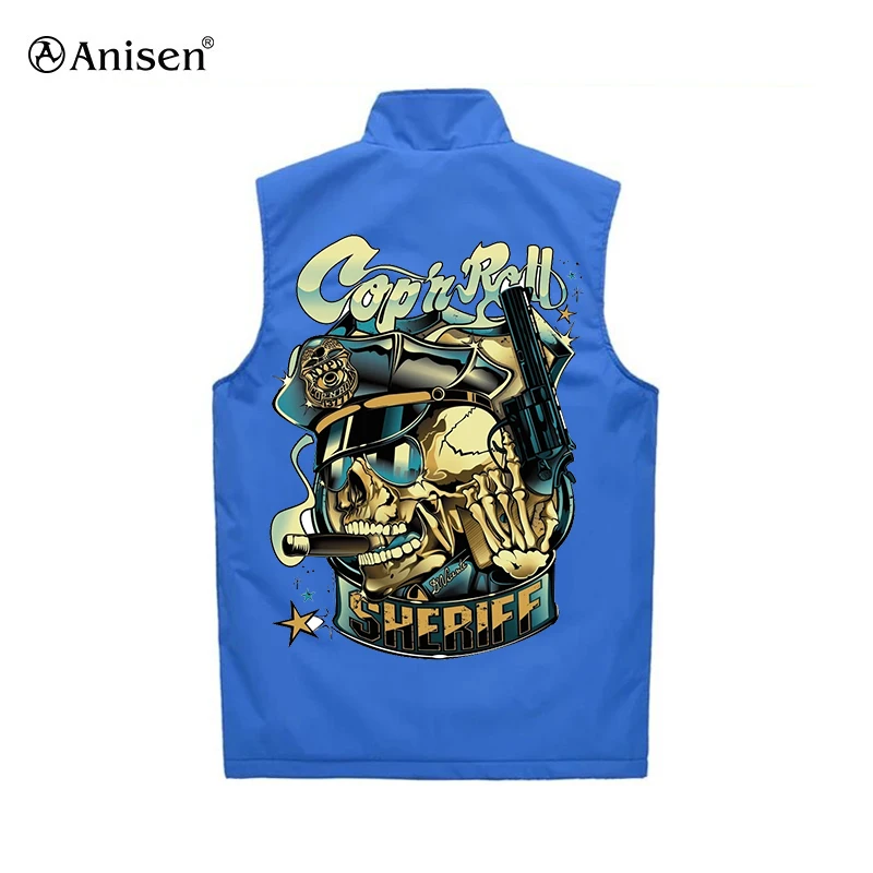 Garment factory custom men softshell vest waterproof windproof outdoor cooling finishing work vest