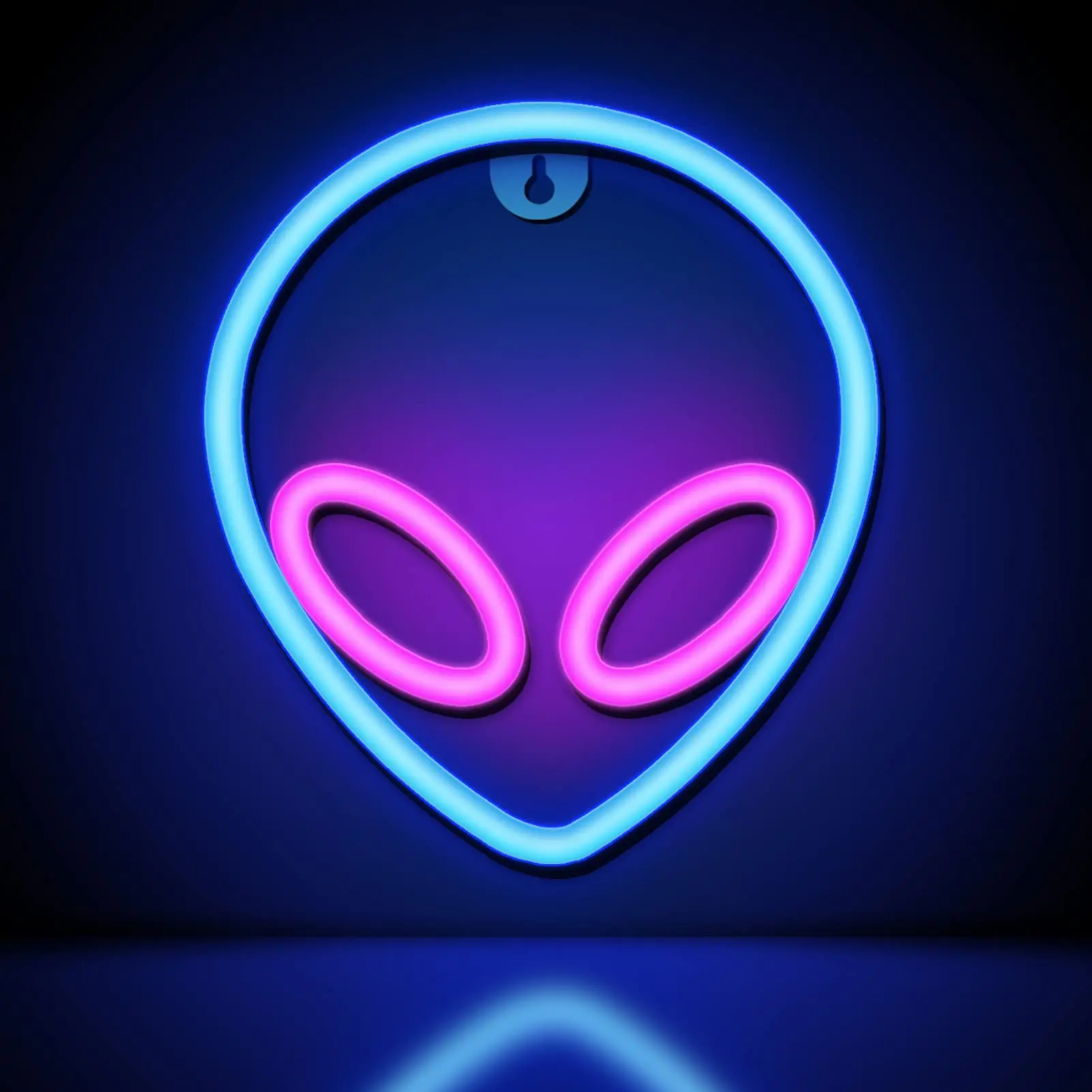 Christmas Shop Window Art Wall Decoration Neon Lamp Battery USB Powered Hanging Cosmic Anime Planet Game Custom Neon Sign