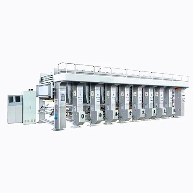  2019 Ruian HuaRui Multi Color Computer Control Rotogravure Printing Machine Manufacture From