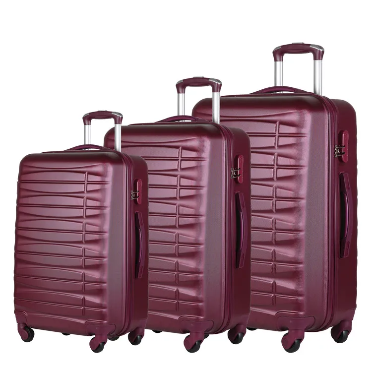 Cheap ABS hard case trolley bag trolley case suitcase luggage sets manufacturer