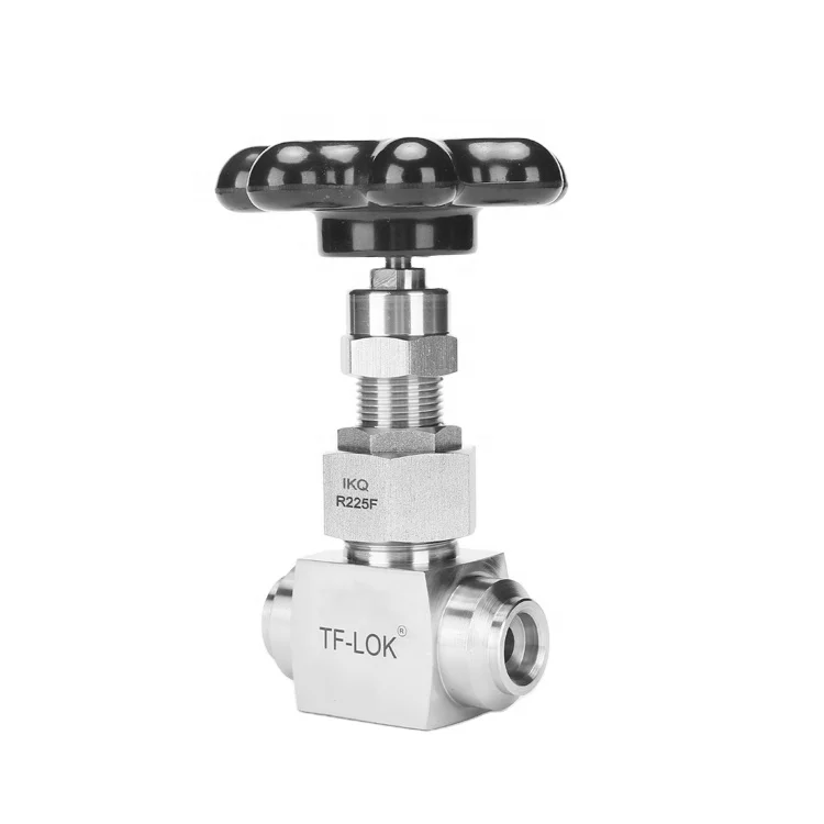 black handwheel stainless steel forged needle valve