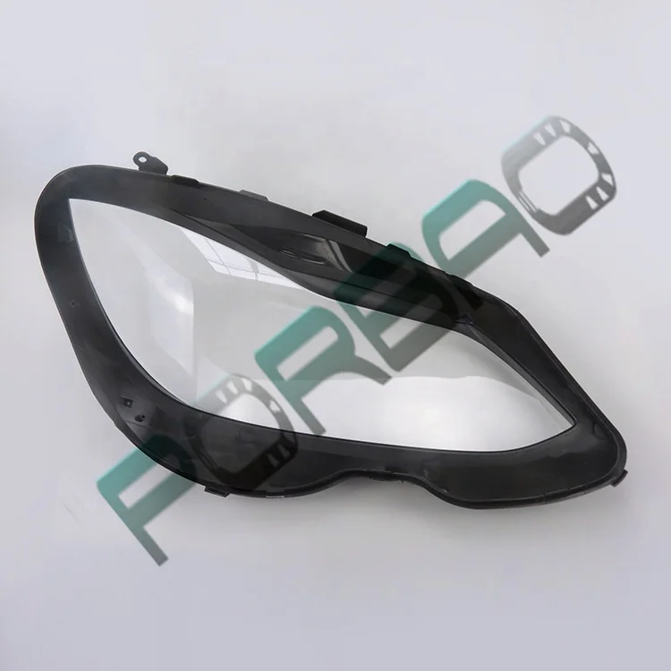 E-CLASS E200 E260 E300 новый стиль черный прозрачный фар крышка объектива для W212 14-16 лет