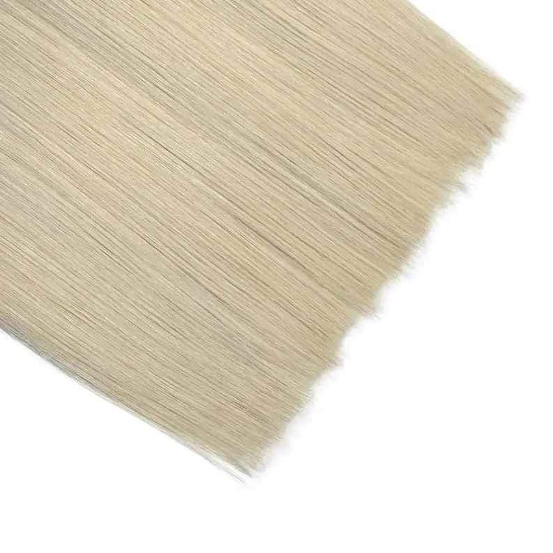 Salon Professional Double Drawn Extension Hand Tied Virgin Remy European Handtied Weft Hair