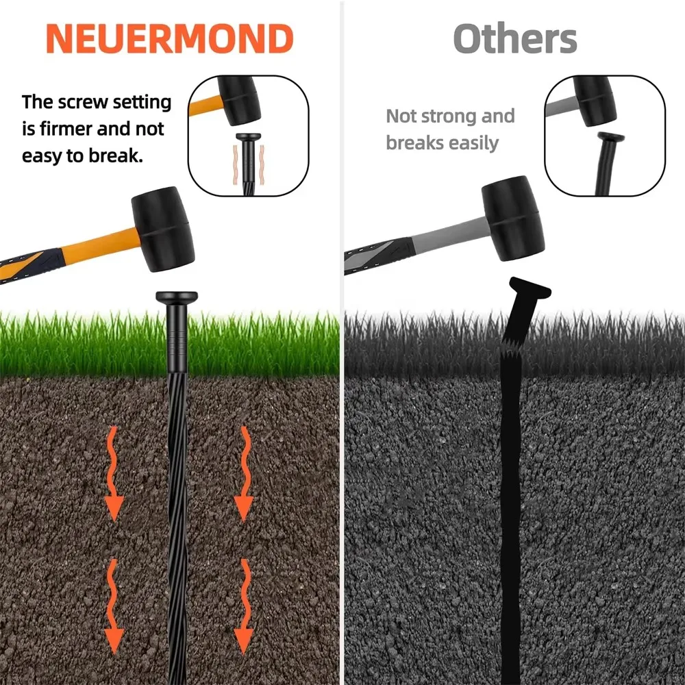 Plastic Landscape Edging Anchoring Stakes Garden Lawn Yard Landscaping Spikes for Paver Edging Weed Tent Artificial Turf