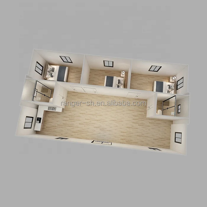 Best Seller Expandable Prefabricated CE Certified Easy to Transport and Install Foldable Container House Steel Door Modern