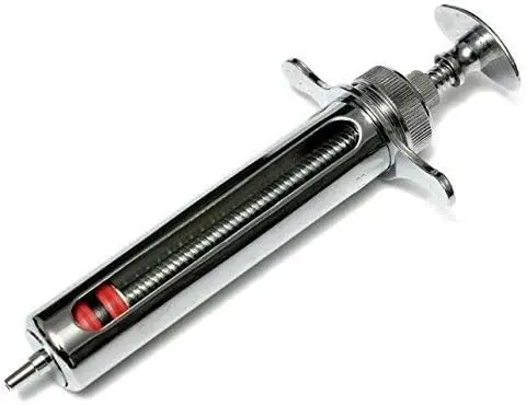 Hot sale Can be used repeatedly Veterinary stainless steel syringe