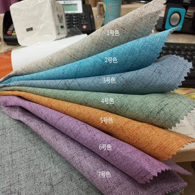 
Anti-uv 4 pass silicon coated blackout linen fabric thermal coated blackout curtain fabric 
