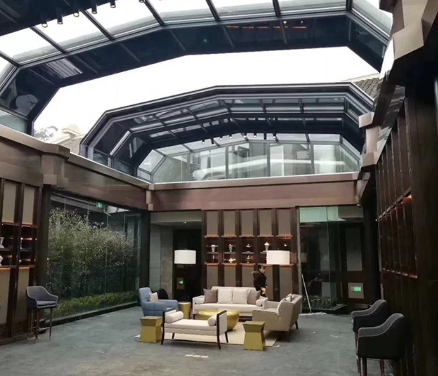 Garden House sunrooms glass houses aluminum Aluminum Frame Patio sun room low-e glass small glass house