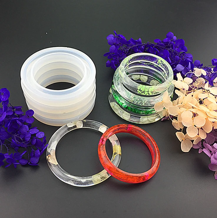 Factory Wholesale Mould for DIY UV Jewelry Bracelet Silicone Epoxy Resin Molds