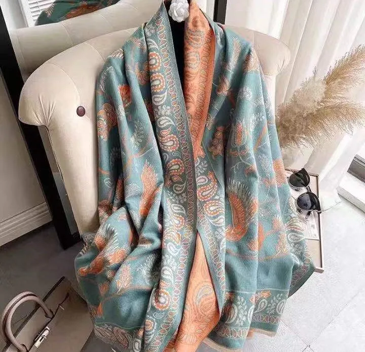 New Fashion Scarves Spring Summer Women Branded Silk Floral Shawl Scarves Ladies Silk Hair Scarf Square