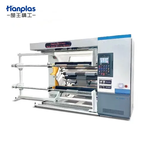 PET OPP CPP PE PVC Plastic Film Roll Slitting Rewinding Machine