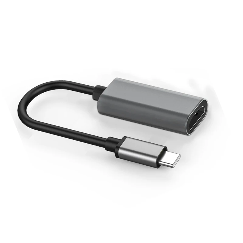 Адаптер HDTV 1080P Type-c на HDMI, кабель-преобразователь usb c на hdmi, адаптер, совместимый с компьютером/настольным ПК/ноутбуком