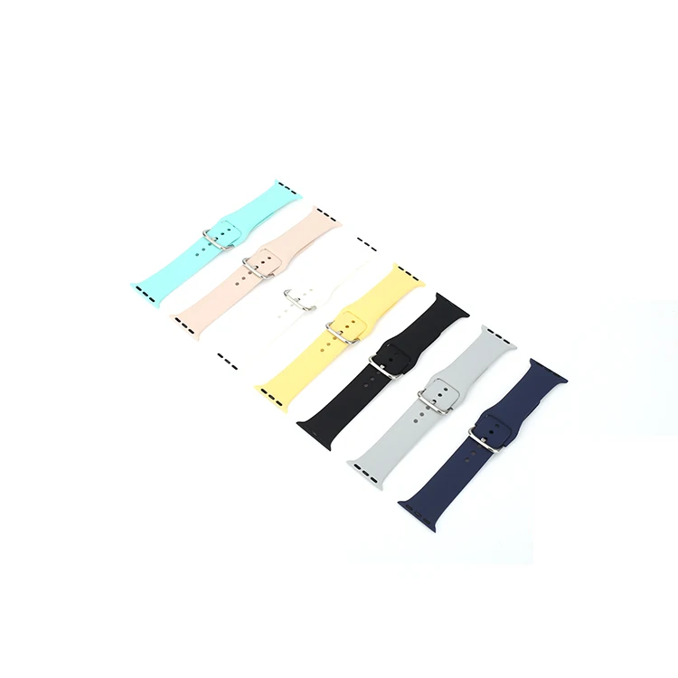 Мягкие силиконовые сменные ремешки для часов iWatch 42 мм 40 мм