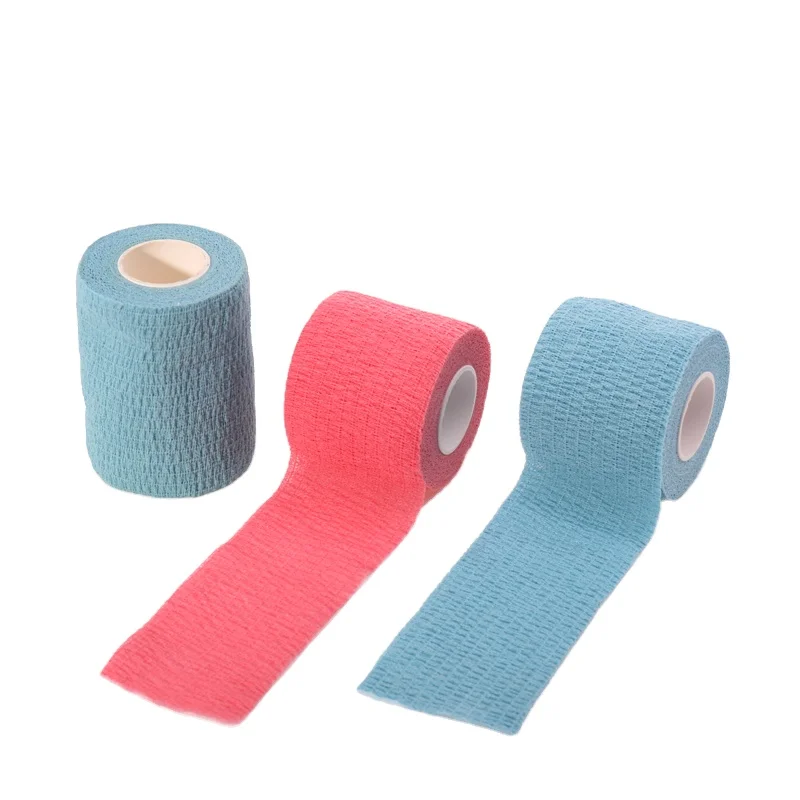 Healthcare Suppliers Colorful Vet Cotton Cohesive Elastic Wrap Bandages