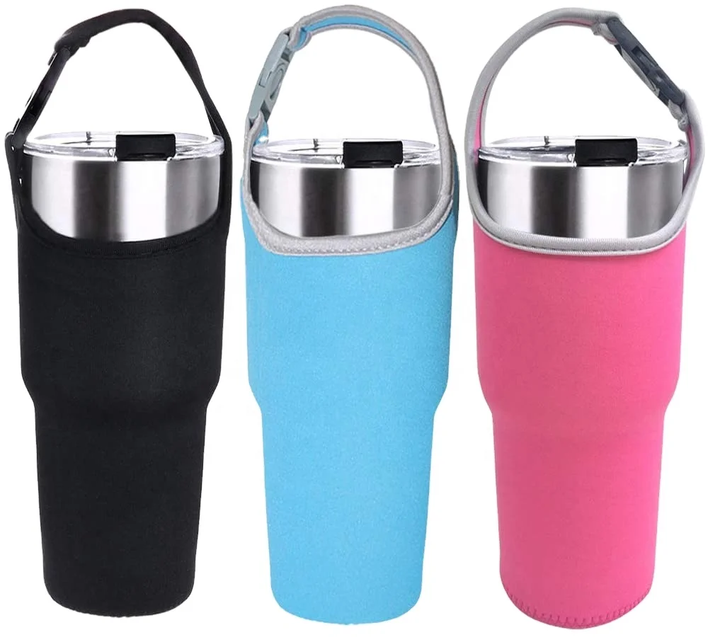 Wholesale Custom Design 30 OZ~32 OZ Tumbler Carrier Holder Coffee Cup Holder Neoprene Tumbler Sleeve Cooler
