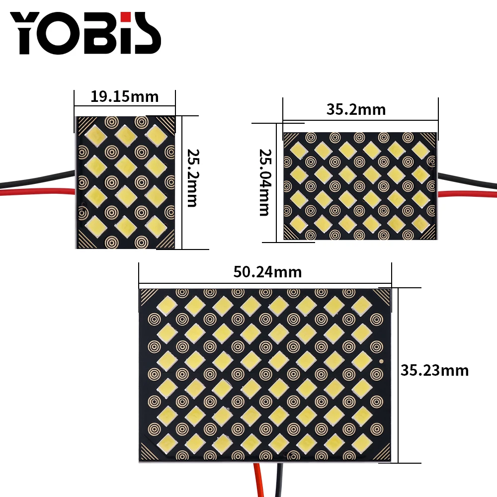 Doom light 3030 24smd White LED Car Reading Lamp Interior Doom Roof Light for Auto 12V
