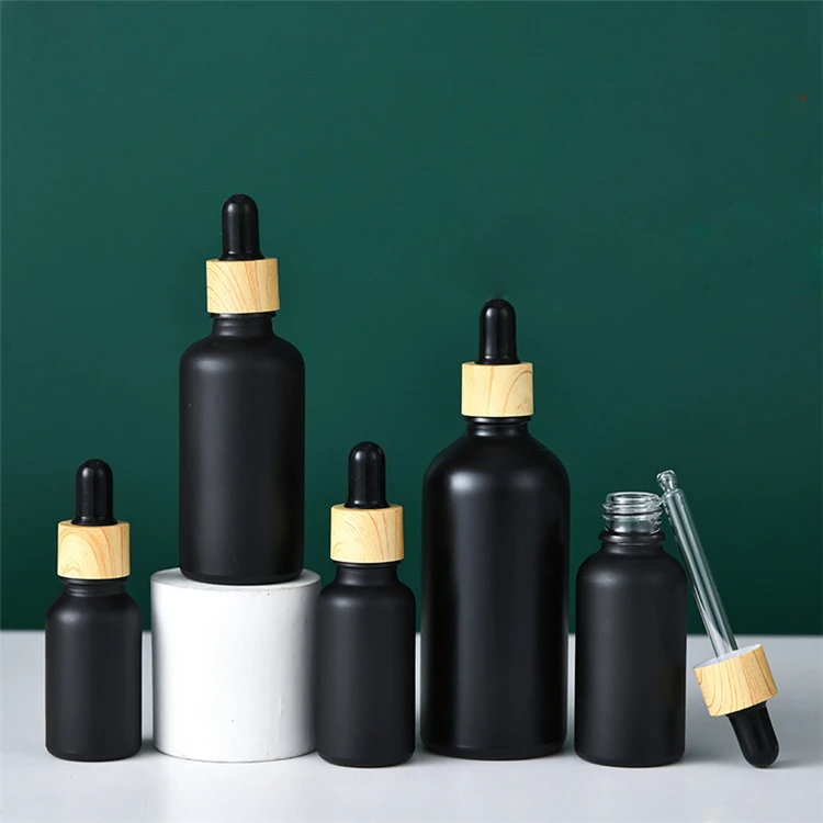 competitive price 10ml 30ml 50 ml 60 ml 100ml glass serum hair oil bottle with dropper pipette