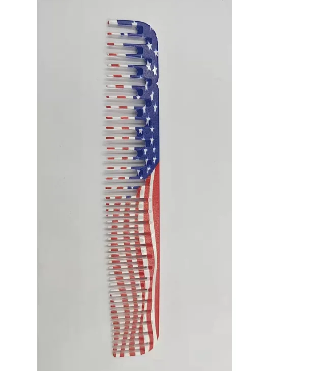 American National Flag High Quality Hair Care And Maintenance Hair brush Detangling Comb