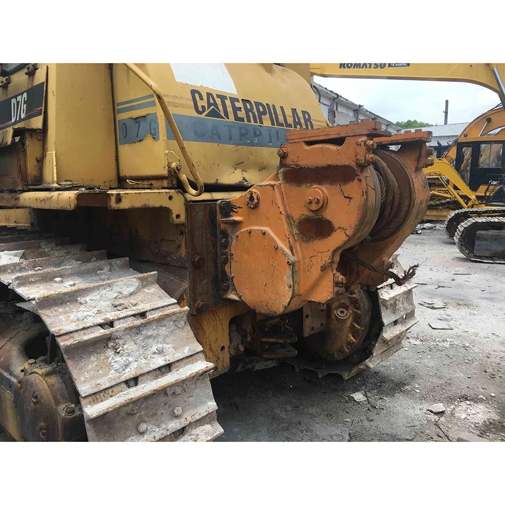 Б/у бульдозер Cat D7g с лебедкой гусеничный трактор