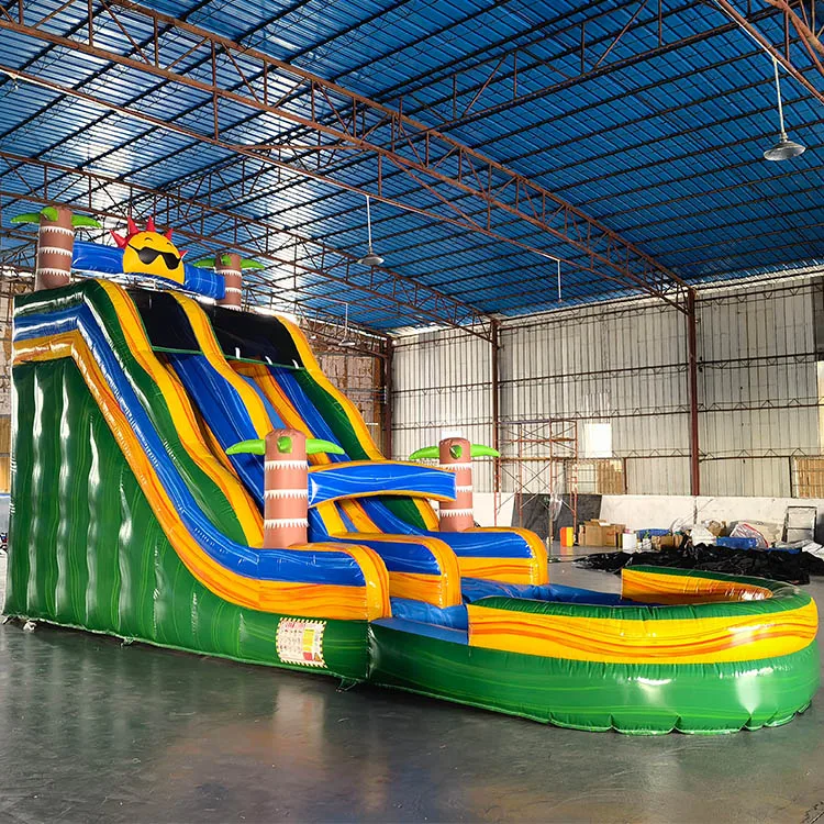 Hot Sale Used Water Kids Swimming With Giant Inflatable Pool Slide For Adult