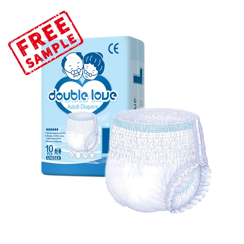 FREE SAMPLE Ultra Thick Cheap Adult Diaper Pants Disposable Adult Diaper For Adult