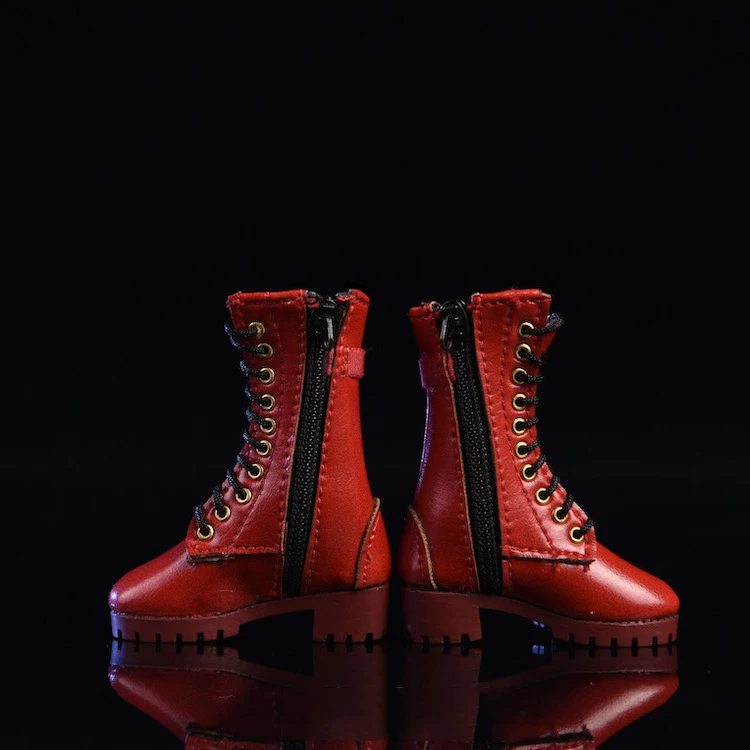 Toy accessories female plastic puppet army boots for beauty statues